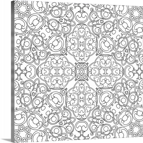 product render of Baroque Pattern