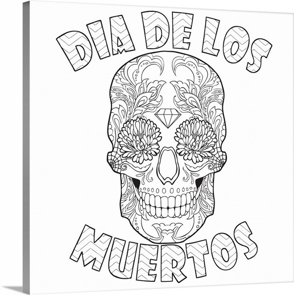 product render of Dia de los Muertos