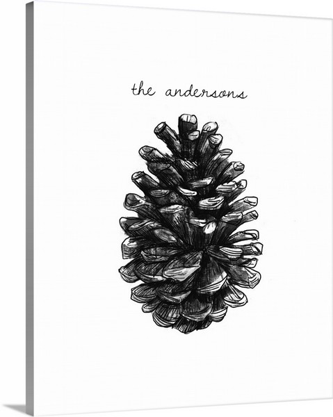 product render of Charcoal Pinecone