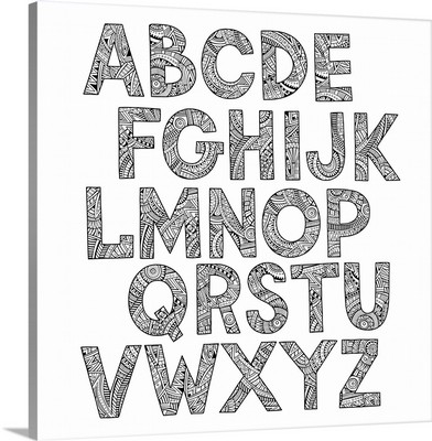 Patterned Alphabet