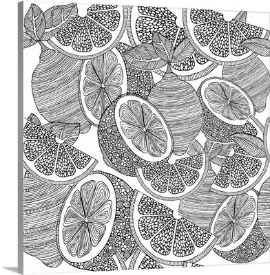 Lemons - Black And White