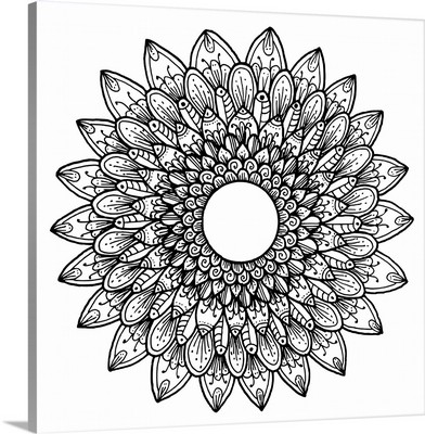 Hand Drawn Mandala X