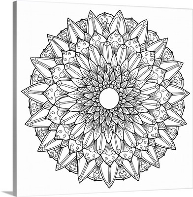Hand Drawn Mandala XI