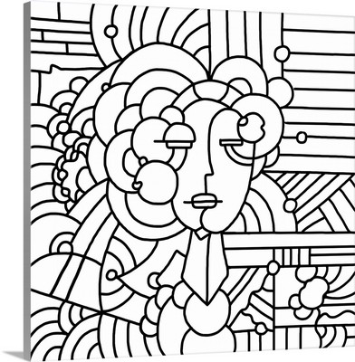 Art Deco Face