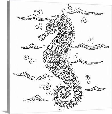 Color Me - Seahorse