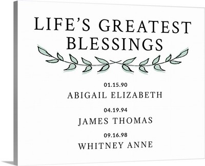 Greatest Blessings