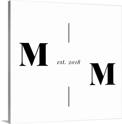 Vertical Line Monogram