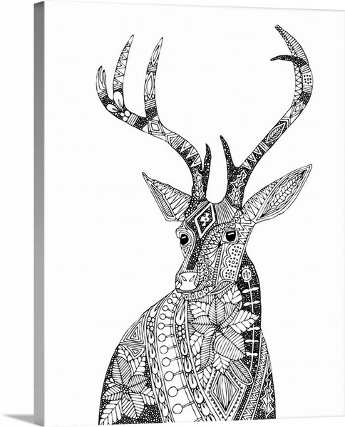 product render of Poinsettia Deer