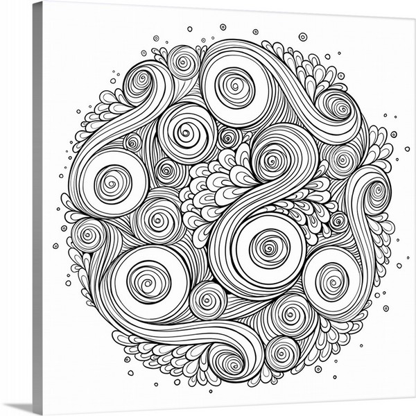product render of Circular Swirls