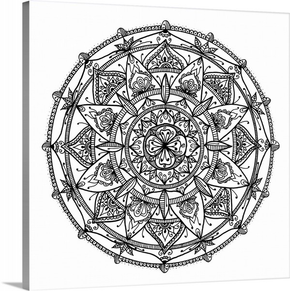 product render of Hand Drawn Mandala VIII
