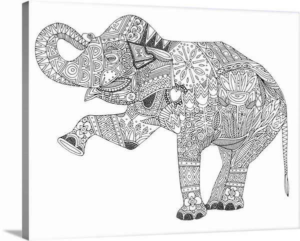 product render of Asian Elephant