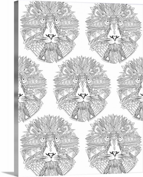 product render of Lion Head Pattern
