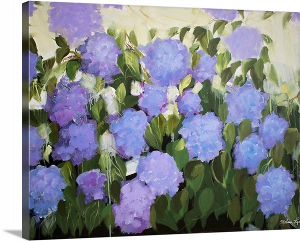 product render of Purple And Blue Hydrangeas