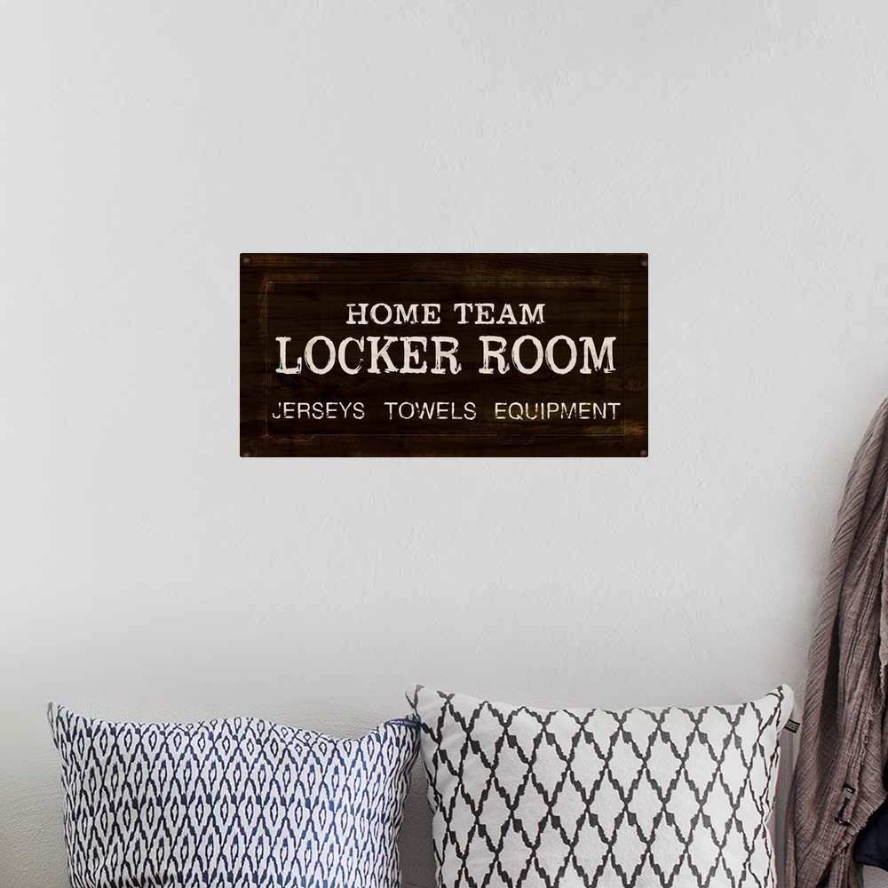 A bohemian room featuring Vintage Locker Room