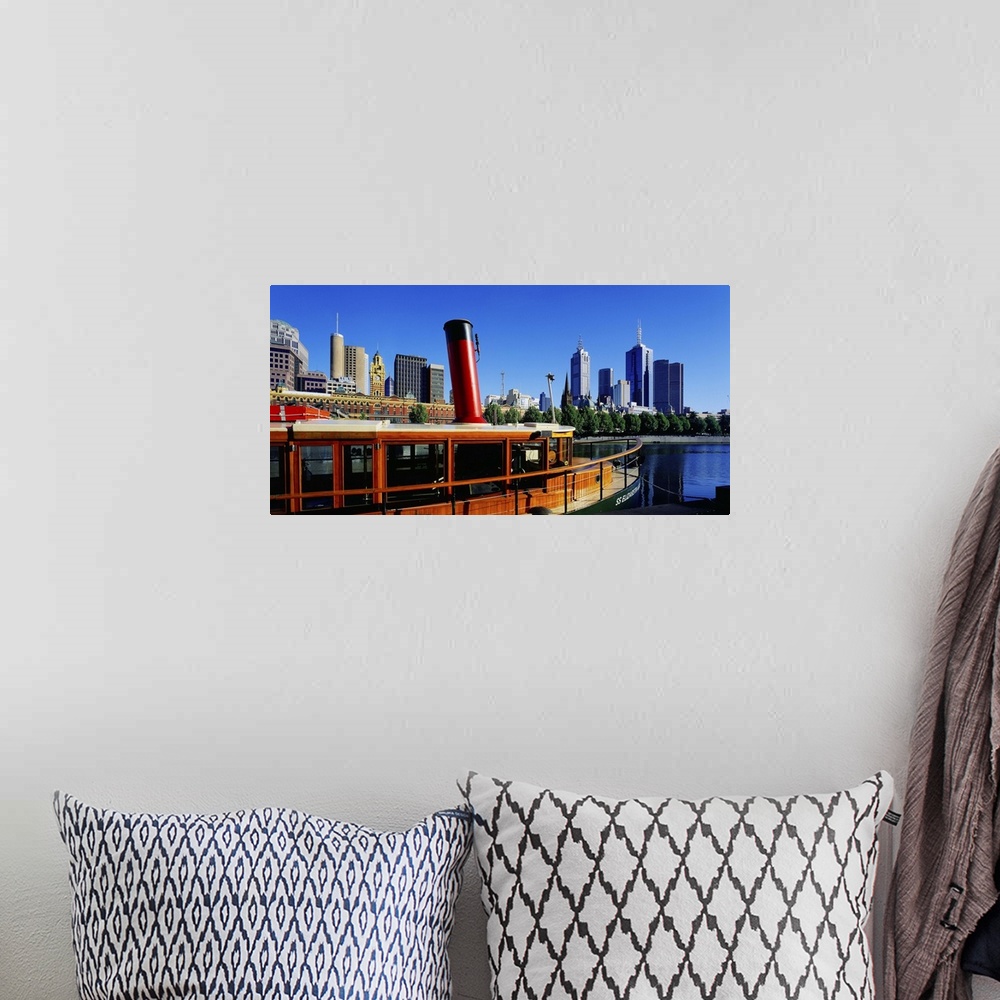 A bohemian room featuring Australia, Victoria, Melbourne, Ferry boat and city