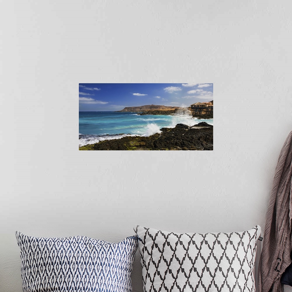 A bohemian room featuring Cape Verde, Boa Vista, Atlantic ocean, View of Punta de Rincao