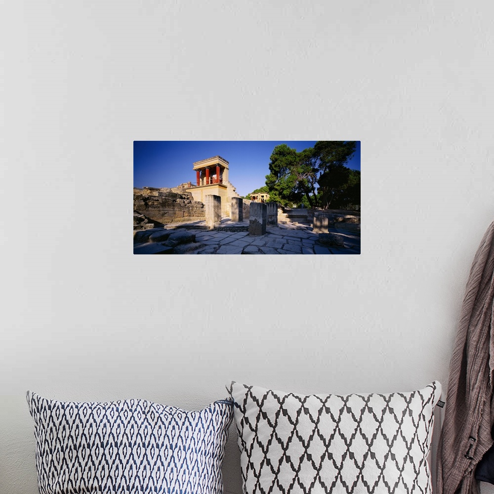 A bohemian room featuring Greece, Crete, Knossos Palace, northern entrance