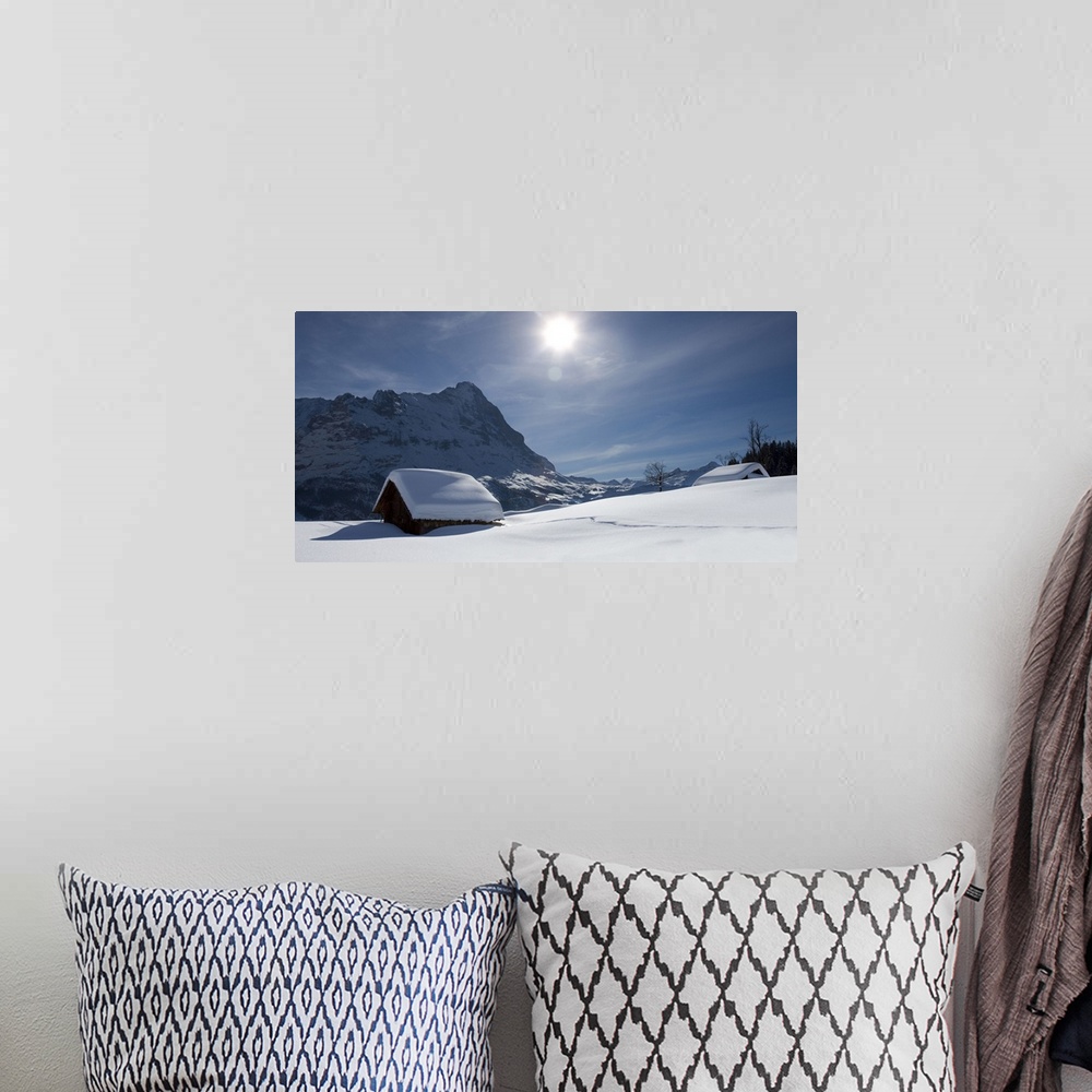 A bohemian room featuring Switzerland, Bern, Alps, Berner Oberland, Grindelwald, Alpine huts and Mount Eiger