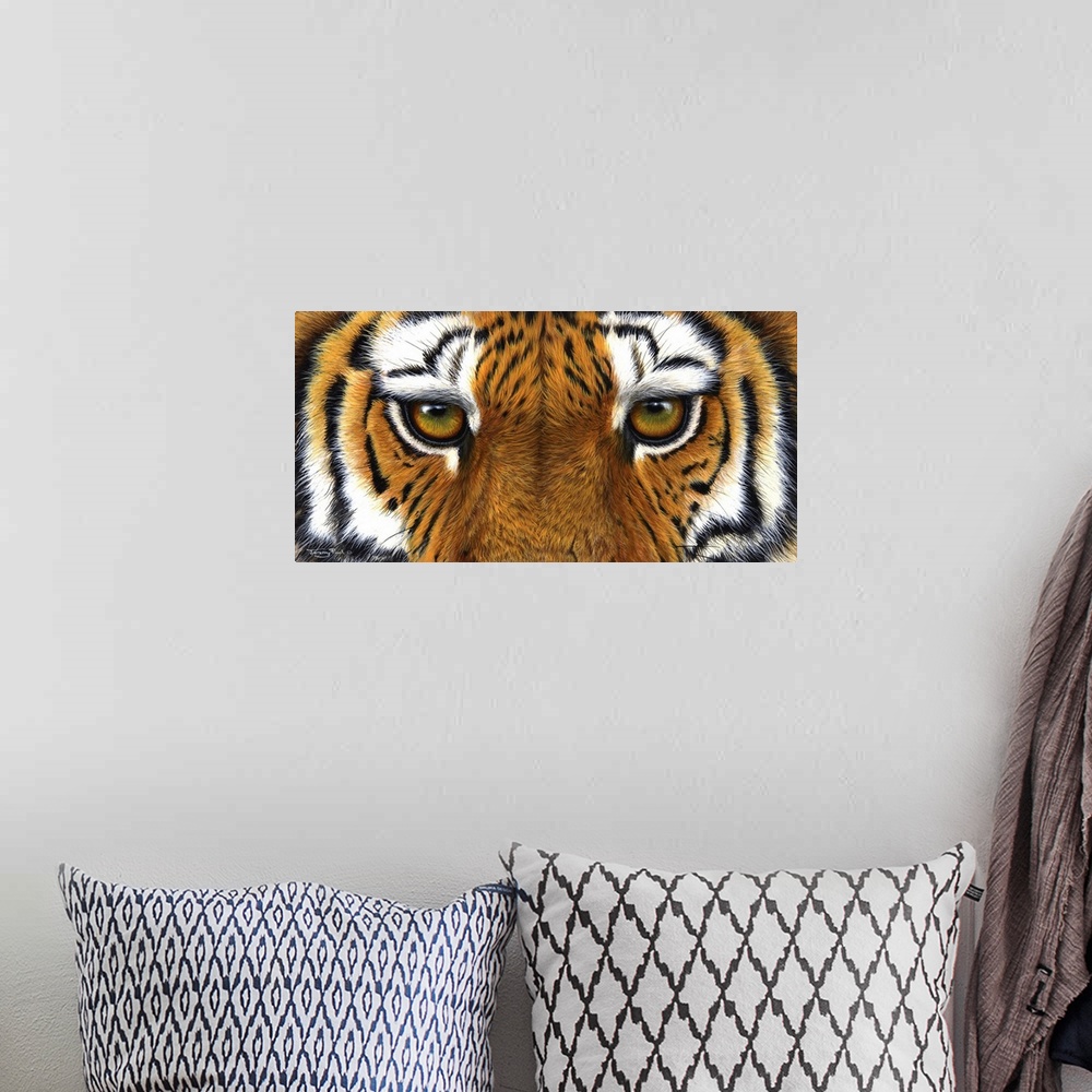 A bohemian room featuring Tiger Eyes
