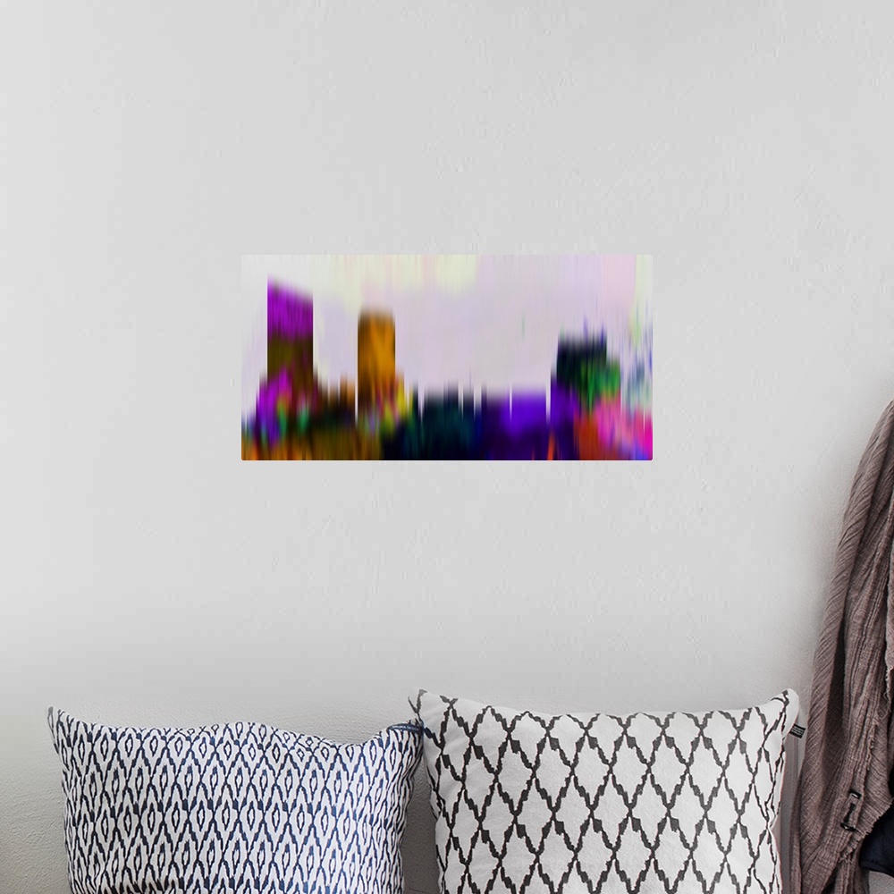 A bohemian room featuring Grand Rapids Downtown Skyline