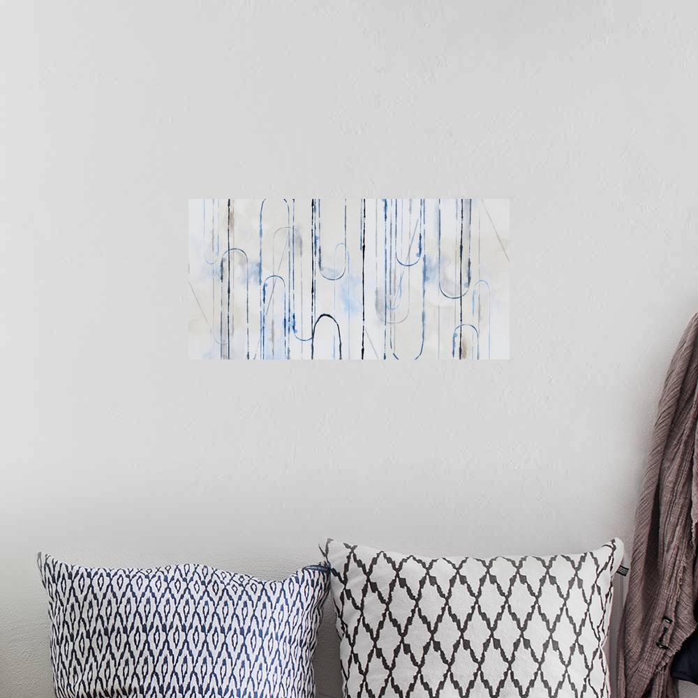 A bohemian room featuring Blue Paper Clips