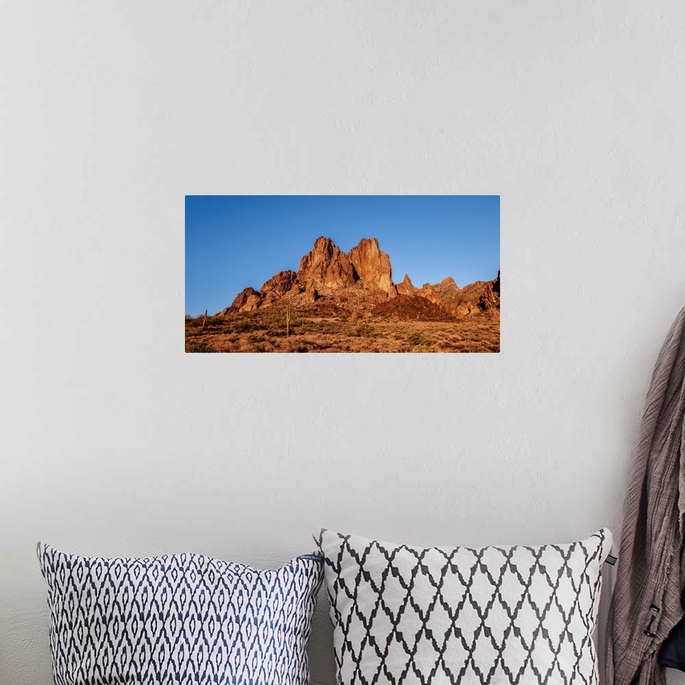 A bohemian room featuring View of rock formation in Phoenix, Arizona.