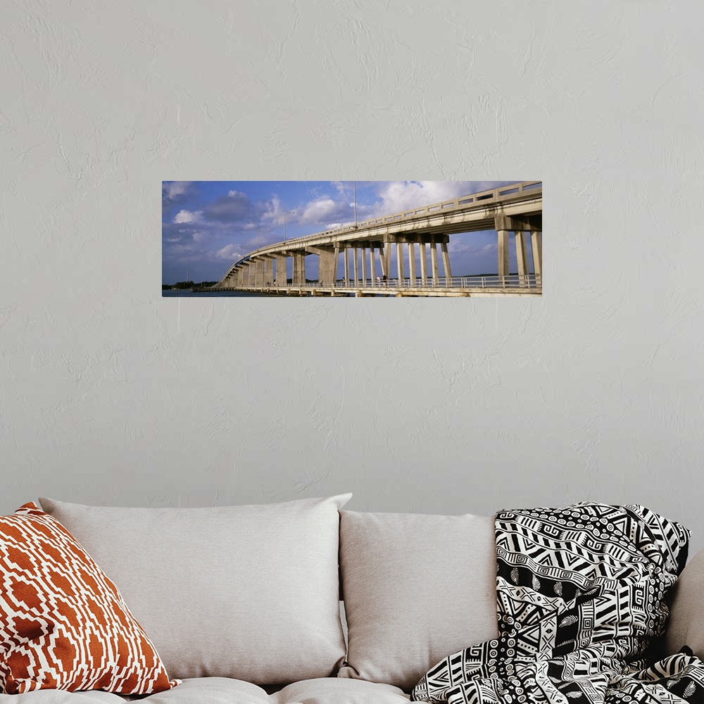 A bohemian room featuring Low angle view of a bridge, Marco Island, Florida