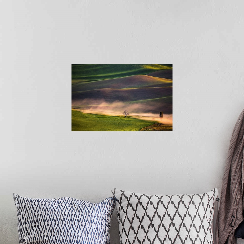 A bohemian room featuring Sunset In Palouse