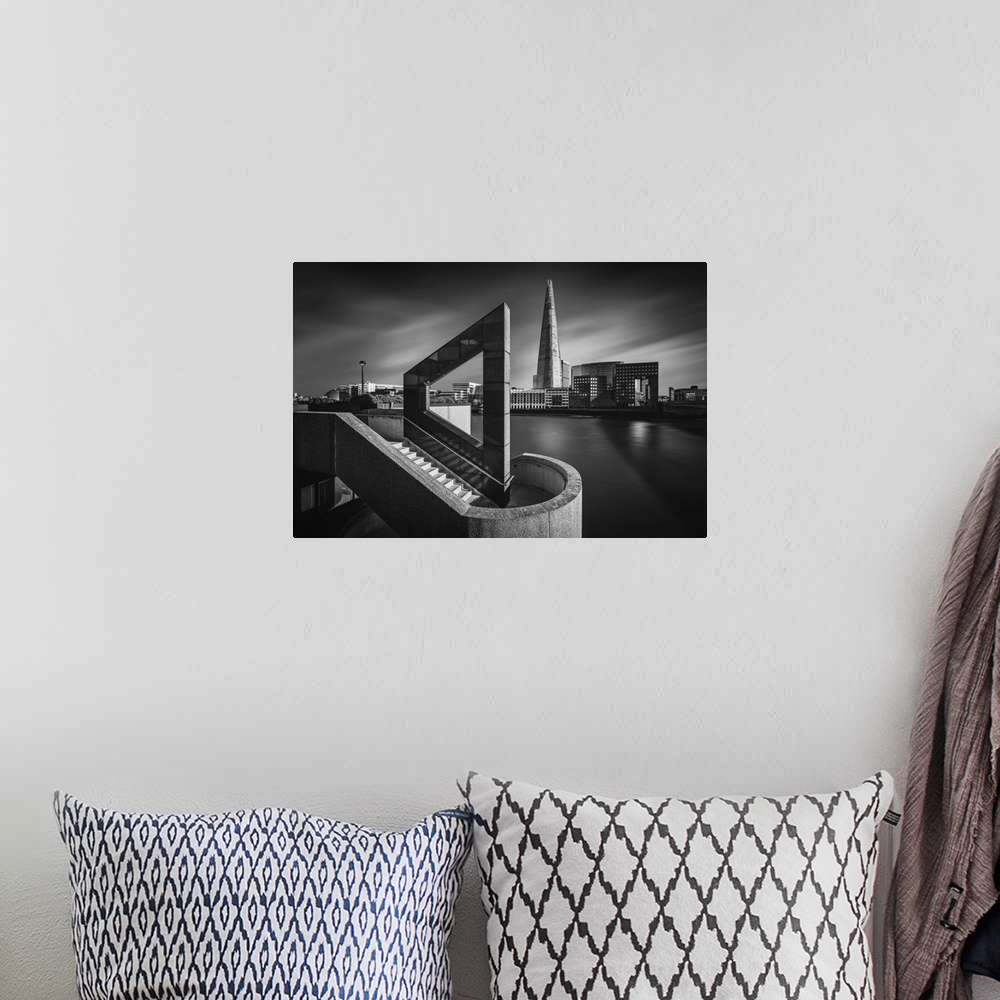 A bohemian room featuring The Shard in Geometry, a point of view.