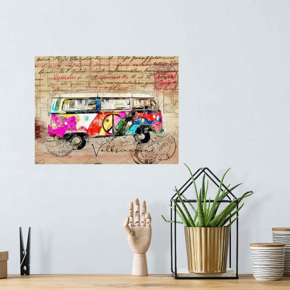 A bohemian room featuring VW