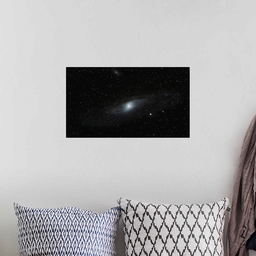 A bohemian room featuring A bright star in the galaxy.