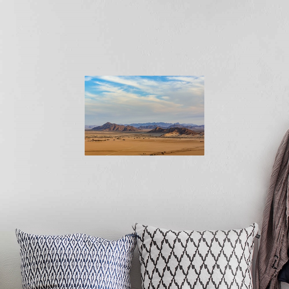 A bohemian room featuring Elim dune, Sesriem, Namib-Naukluft National Park, Namib Desert; Namibia.