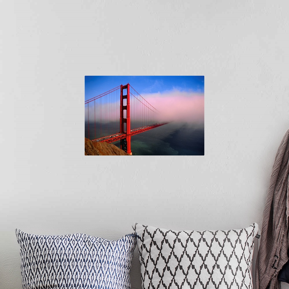 A bohemian room featuring Golden Gate Bridge San Francisco, California, USA