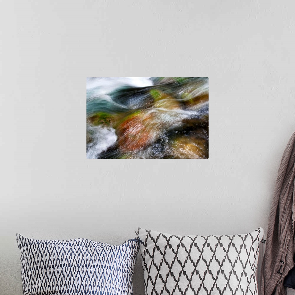 A bohemian room featuring Hawaii, Maui, Iao Valley, A close up of colorful river rocks