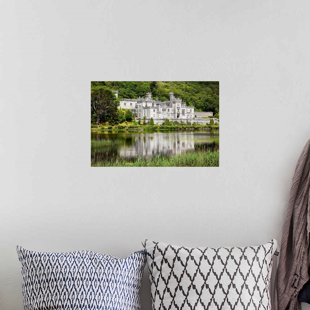 A bohemian room featuring Kylemore abbey, County galway Ireland