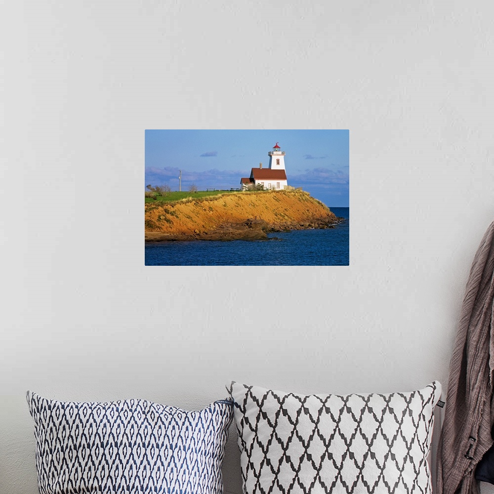 A bohemian room featuring Lighthouse On Prince Edward Island, Canada