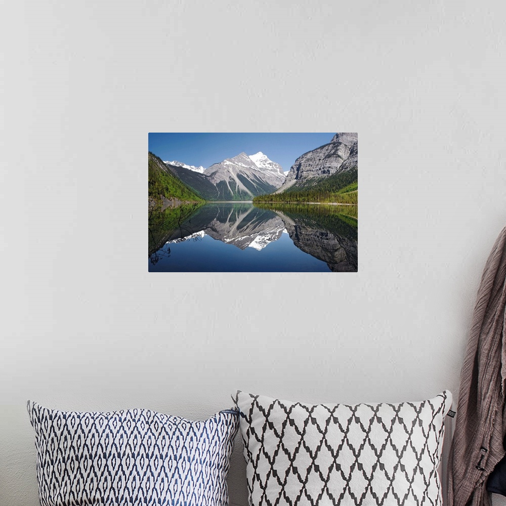 A bohemian room featuring Mckinney Lake, Mount Robson Provincial Park, Jasper, Alberta, Canada