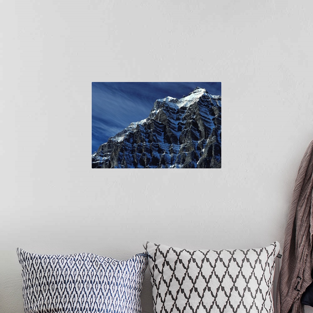 A bohemian room featuring Mount Temple Banff National Park Alberta, Canada