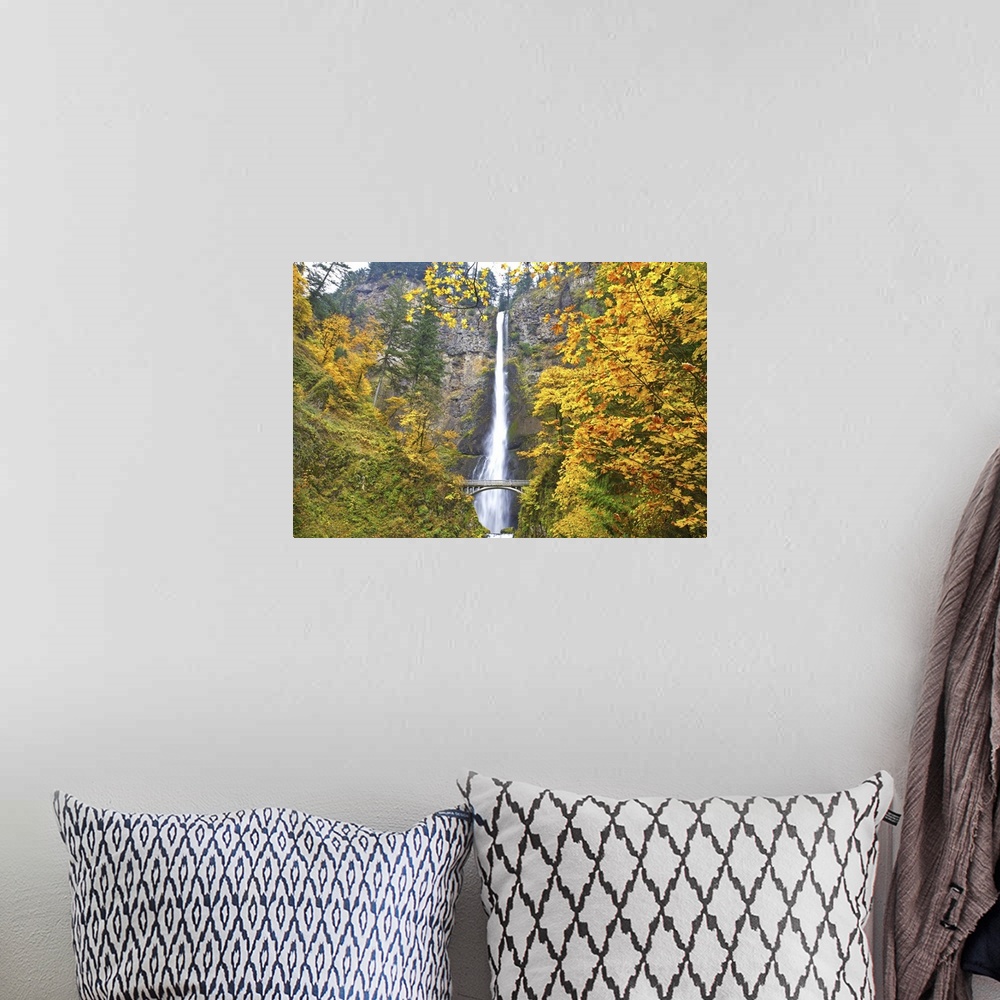 A bohemian room featuring 05 Nov 2009, Oregon, USA, USA --- Multnomah Falls in the Columbia River Gorge --- Image by  Craig...