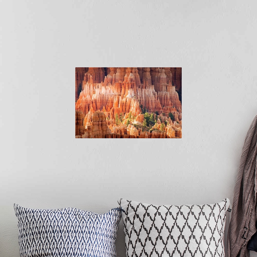A bohemian room featuring Needle Rock Formations, Utah