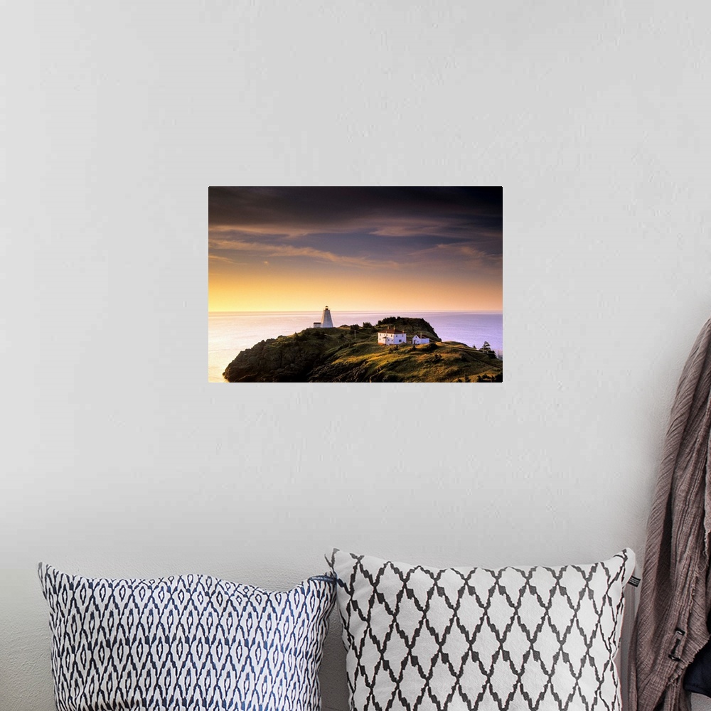 A bohemian room featuring Sunrise, Swallowtail Lighthouse, Grand Manan Island New Brunswick, Canada