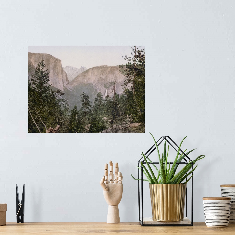 A bohemian room featuring Yosemite Valley from Artists Point