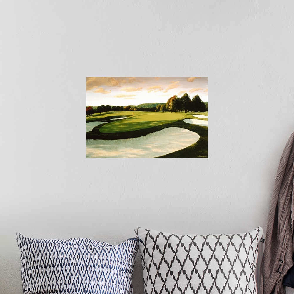 A bohemian room featuring Golf Course  VIII