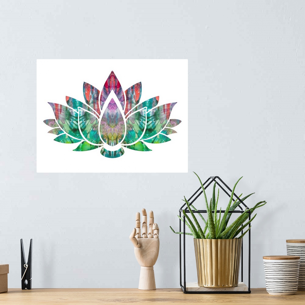 A bohemian room featuring Lotus