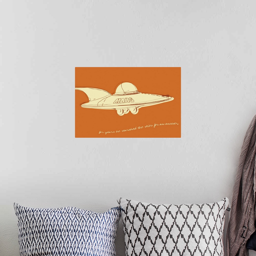 A bohemian room featuring Lunastrella Flying Saucer