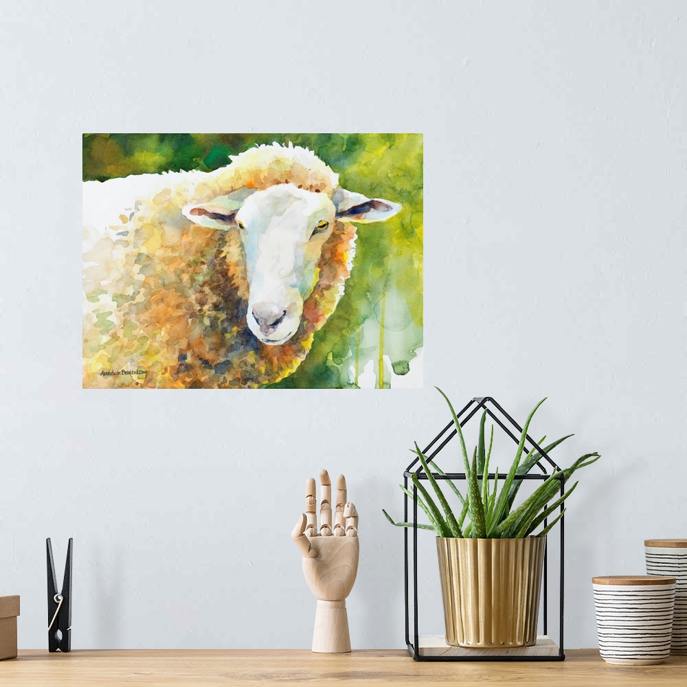 A bohemian room featuring Sheep IV