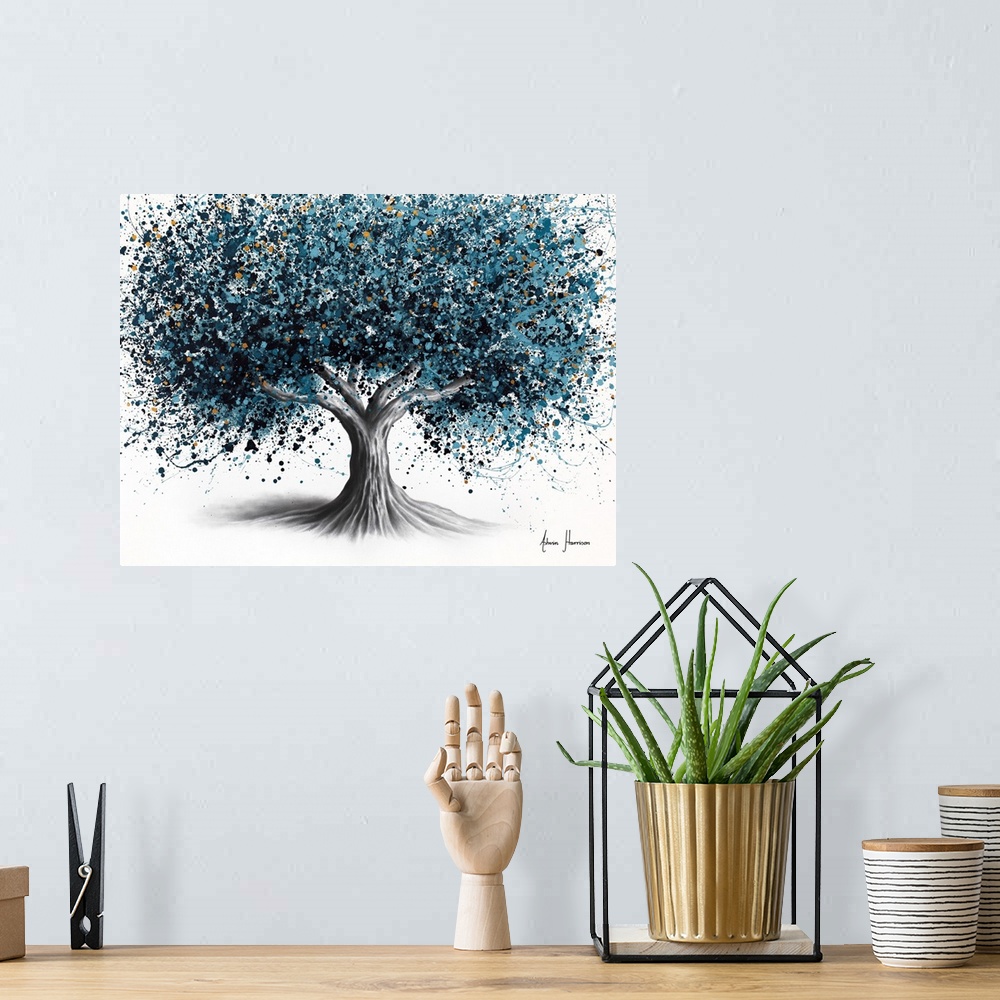 A bohemian room featuring Glowing Night Tree