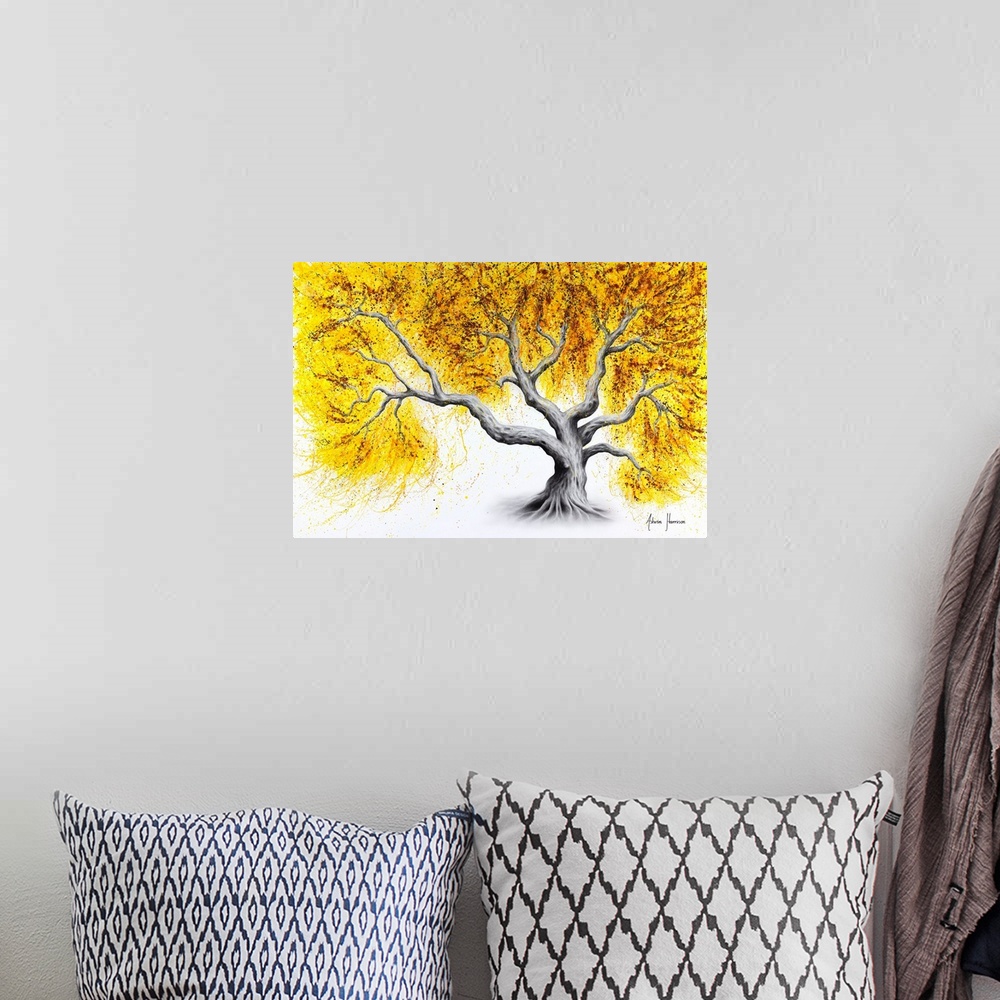 A bohemian room featuring Sunshine Tree