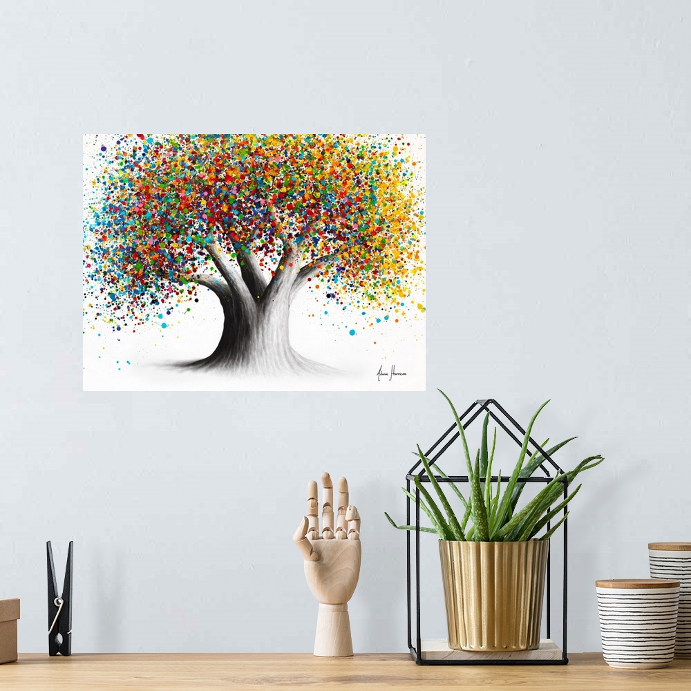 A bohemian room featuring Tree Of Hope