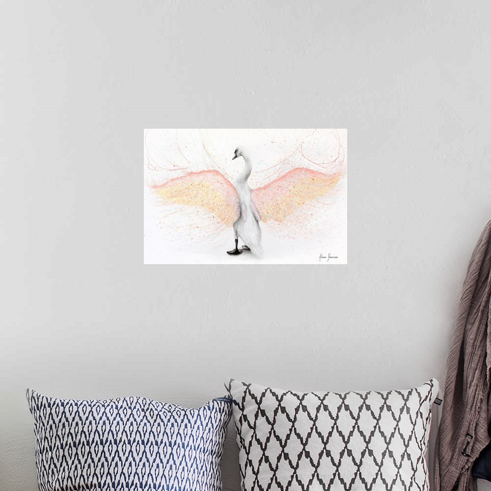 A bohemian room featuring White Swan